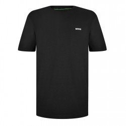 тениска,мъжки,тениски,boss,crew,logo,t,shirt,black,001