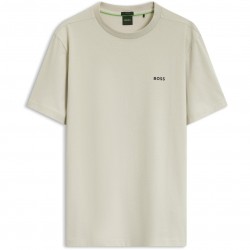 тениска,мъжки,блузи,с,яка,мъжки,тениски,мъжки,потници,boss,mens,boss,green,t,shirt,with,logo,design,stretch,cotton,light,beige