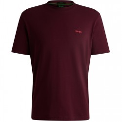 тениска,облекла,на,разпродажба,мъжки,тениски,boss,crew,logo,t,shirt,medium,red