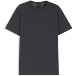 тениска,мъжки,тениски,boss,mens,boss,green,t,shirt,with,logo,design,stretch,cotton,asphalt,027