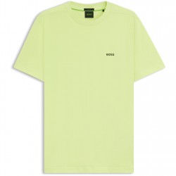тениска,облекла,на,разпродажба,мъжки,тениски,boss,crew,logo,t,shirt,lime,337