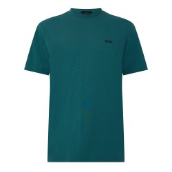 тениска,мъжки,тениски,boss,mens,boss,green,t,shirt,with,logo,design,stretch,cotton,deep,green,356