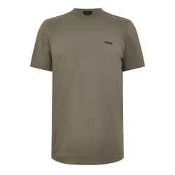 тениска,мъжки,блузи,с,яка,мъжки,потници,boss,mens,boss,green,t,shirt,with,logo,design,stretch,cotton,dark,beige,257