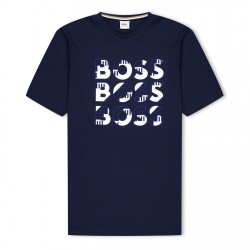 юношеска,тениска,детски,облекла,boss,chest,logo,tee,juniors,navy,849