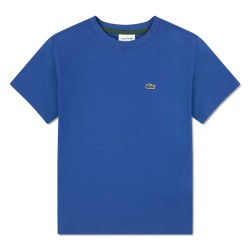 Тениска Lacoste Boys Regular Fit Basic T-Shirt - Bleu France UFT тениска,lacoste,boys,regular,fit,basic,t,shirt,bleu,france,uft