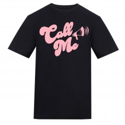AWD Unisex Music Printed Tee - Call Me мъжки,горнища,размер+,awd,unisex,music,printed,tee,call,me