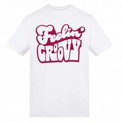 AWD Unisex Music Printed Tee - Feelin Groovy мъжки,горнища,размер+,awd,unisex,music,printed,tee,feelin,groovy