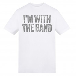 AWD Unisex Music Printed Tee - With The Band мъжки,горнища,размер+,awd,unisex,music,printed,tee,with,the,band