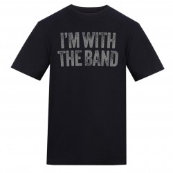 AWD Unisex Music Printed Tee - With The Band мъжки,горнища,размер+,awd,unisex,music,printed,tee,with,the,band