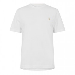 тениска,мъжки,тениски,farah,men's,harrow,ss,t,shirt,white,104