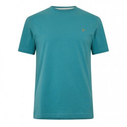 тениска,мъжки,тениски,farah,men's,harrow,ss,t,shirt,aqua,green,395