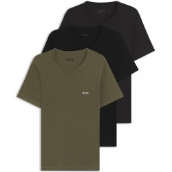 тениска,облекла,на,разпродажба,мъжки,тениски,boss,men's,regular,fit,crew,neck,t,shirt,3,pack,blk,khk,chr,983