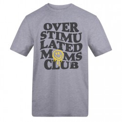 дамски,тениски,дамски,топове,мъжки,горнища,размер+,мъжки,облекла,размер,awd,mothers,day,adult,printed,tee,overstimulated,moms,club