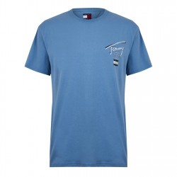 тениска,мъжки,тениски,tommy,jeans,tjm,reg,tommy,sign,city,tee,ext,colarado,blue
