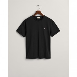 тениска,облекла,на,разпродажба,мъжки,тениски,gant,regular,fit,shield,t,shirt,black,005