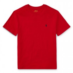 тениска,детски,облекла,polo,ralph,lauren,boy's,short,sleeve,logo,t,shirt,rl,2000,red
