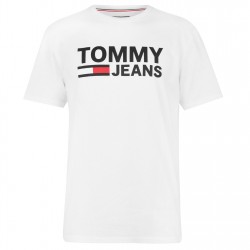 мъжки,тениски,tommy,jeans,corp,logo,tee,classic,white