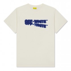 тениска,детски,3/4,панталони,off,white,unisex,spray,logo,t,shirt,spray,paint,design,cream,blu,0345