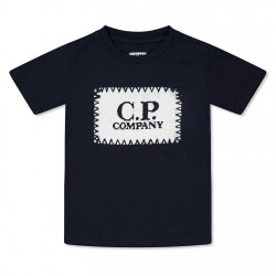тениска,детски,3/4,панталони,cp,company,boys',stitch,logo,regular,fit,t,shirt,navy,41150