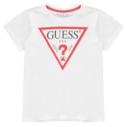 тениска,guess,logo,t,shirt,wht,a000,g011