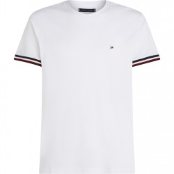 тениска,мъжки,тениски,tommy,hilfiger,striped,t,shirt,white