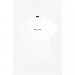 тениска,мъжки,тениски,fred,perry,embroidered,logo,t,shirt,white,100