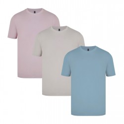 мъжка,тениска,мъжки,тениски,мъжки,горнища,размер+,donnay,3,pack,t,shirts,mens,slate,ecru,pink