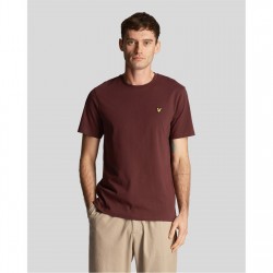 тениска,мъжки,тениски,lyle,and,scott,logo,t,shirt,burgundy,z562