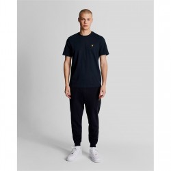 тениска,мъжки,тениски,lyle,and,scott,logo,t,shirt,navy,z99