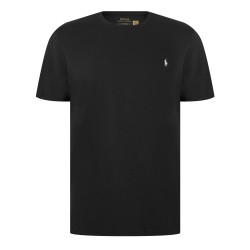 Тениска Polo Ralph Lauren Mens Regular Fit Short Sleeve T-Shirt - Black / White тениска,мъжки,тениски,polo,ralph,lauren,mens,regular,fit,short,sleeve,t,shirt,black,white