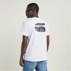 тениска,облекла,на,разпродажба,мъжки,тениски,g,star,burger,back,print,t,shirt,white