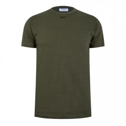 тениска,облекла,на,разпродажба,мъжки,тениски,off,white,men's,arrow,slim,cotton,short,sleeve,t,shirt,khaki