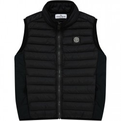 юношески,елек,детски,облекла,stone,island,junior,loom,gilet,nero,v0029