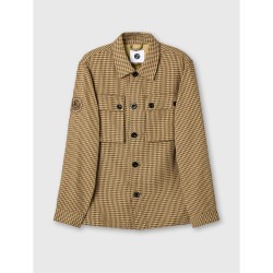 Pretty Green Mens Kilburn Relaxed Fit Overshirt - Taupe pretty,green,men,s,kilburn,relaxed,fit,overshirt,taupe