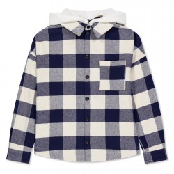 юношески,суичър,детски,облекла,palm,angels,check,overshirt,hoodie,juniors,blue,white
