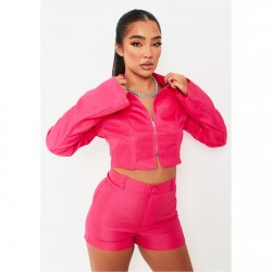 яке,дамски,жилетки,missy,empire,through,tailored,jacket,pink