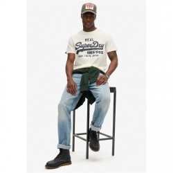 тениска,мъжки,тениски,superdry,vintage,logo,t,shirt,ecru