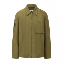 Pretty Green Heaton Ovrshrt Mens - Khaki pretty,green,heaton,ovrshrt,mens,khaki