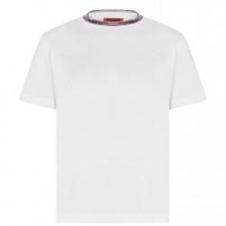 тениска,мъжки,тениски,missoni,embroidered,logo,t,shirt,white,s00k5