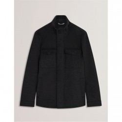 Ted Baker Ted Funnel Neck Jkt Sn54 - Charcoal мъжки,якета,ted,baker,ted,funnel,neck,jkt,sn54,charcoal