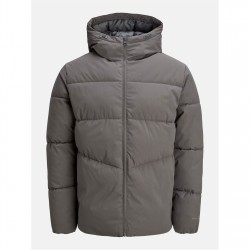 Яке Jack and Jones Men's Global Short Puffer Jacket - Castlerock яке,мъжки,якета,jack,and,jones,men's,global,short,puffer,jacket,castlerock