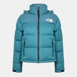 Яке THE NORTH FACE Women's 1996 Retro Nuptse Water Resistant Goose Down Short Puffer Jacket - Space яке,дамски,жилетки,дамски,якета,и,палта,the,north,face,women's,1996,retro,nuptse,water,resistant,goose,down,short,puffer,jacket,space