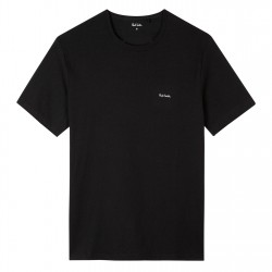 тениска,мъжки,тениски,paul,smith,mens,regular,fit,chest,logo,t,shirt,black,79