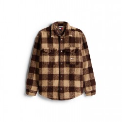 мъжки,якета,tommy,jeans,men's,check,overshirt,brown,buffalo
