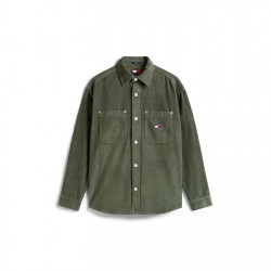 мъжки,якета,tommy,jeans,men's,cord,overshirt,pewter,green