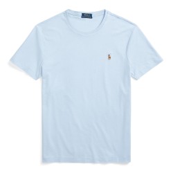 Тениска Polo Ralph Lauren Mens Regular Fit Pima T-Shirt - Office Blue тениска,мъжки,тениски,polo,ralph,lauren,men,s,regular,fit,pima,t,shirt,office,blue