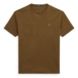 Тениска Polo Ralph Lauren Mens Regular Fit Pima T-Shirt - Nature Brown тениска,мъжки,тениски,polo,ralph,lauren,men,s,regular,fit,pima,t,shirt,nature,brown