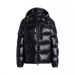 яке,облекла,на,разпродажба,мъжки,якета,polo,ralph,lauren,men's,el,cap,waterproof,duck,down,detachable,hood,short,puffer,jacket,poloblack,gloss