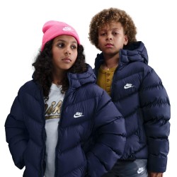 Юношеско яке Nike Loose-Fit Puffer Jacket Juniors - Navy юношеско,яке,детски,якета,и,палта,бягане,nike,loose,fit,puffer,jacket,juniors,navy