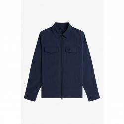 риза,с,дълъг,ръкав,мъжки,якета,fred,perry,men,s,long,sleeve,zip,overshirt,dk,airforce,738